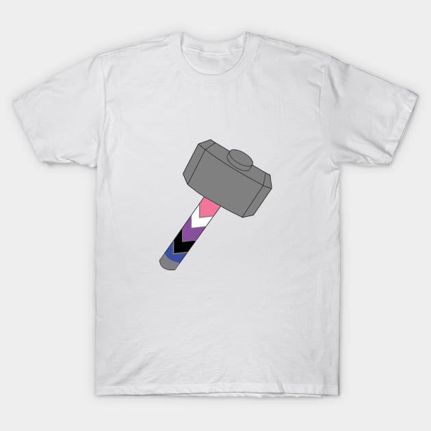 gender fluid thor pride T-Shirt by AlexStarton